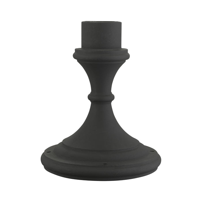 Outdoor Accessories Pier Mount Adapter in Textured Black
