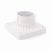 Outdoor Accessories Pier Mount Adapter in Textured White