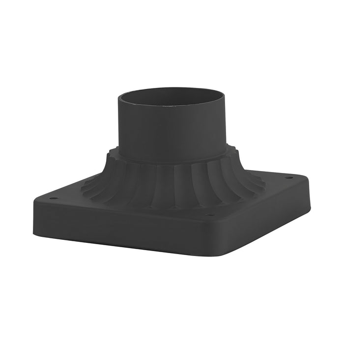 Outdoor Accessories Pier Mount Adapter in Textured Black