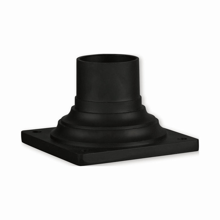 Outdoor Accessories Pier Mount Adapter in Textured Black