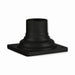 Outdoor Accessories Pier Mount Adapter in Textured Black