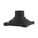 Outdoor Accessories Pier Mount Adapter in Textured Black