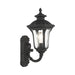 Oxford One Light Outdoor Wall Lantern in Textured Black