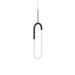 Huron LED Pendant in Black