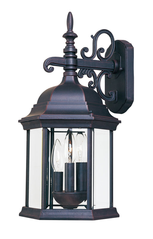 Builder Cast 19" 3 Light Outdoor Wall Lantern in Empire Bronze