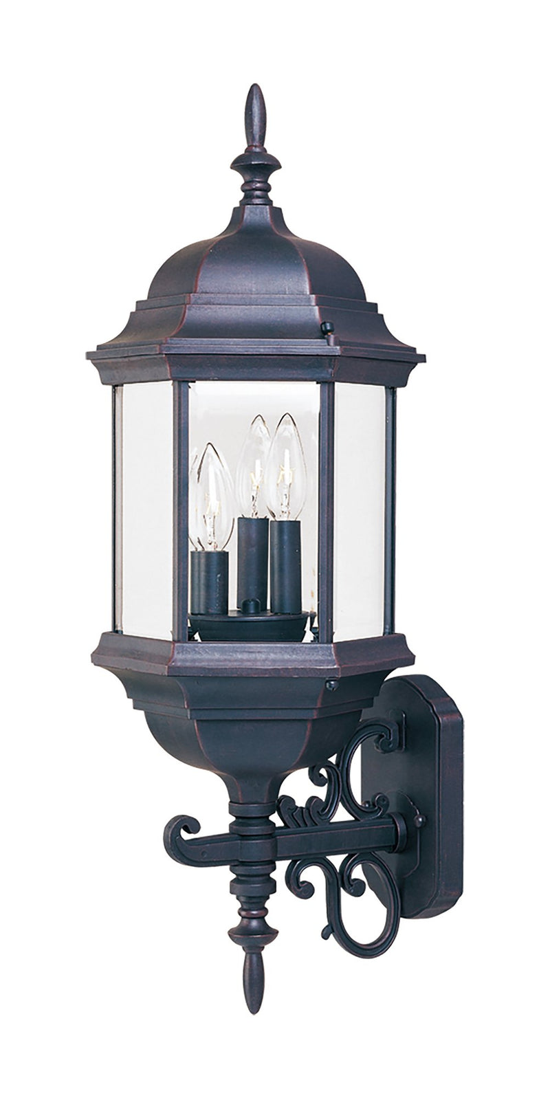 Builder Cast 25" 3 Light Outdoor Wall Lantern in Empire Bronze