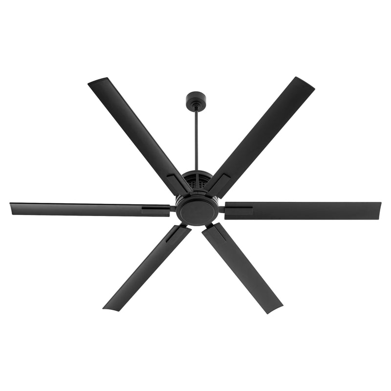 Zeus 80" 6-Blade Ceiling Fan in Matte Black