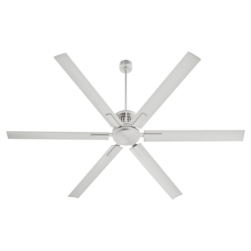 Zeus 80" 6-Blade Ceiling Fan in Satin Nickel