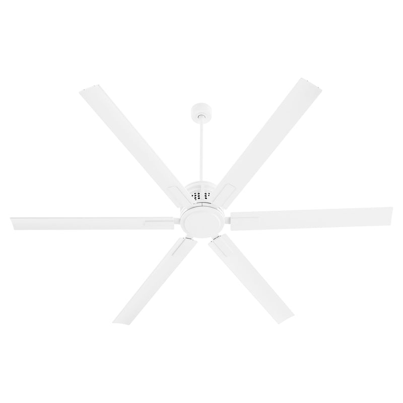 Zeus 80" 6-Blade Ceiling Fan in Studio White