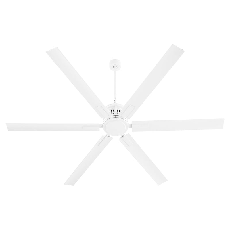 Zeus 80" 6-Blade Ceiling Fan in Studio White