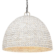 Rue 8-Light Pendant in Matte Black