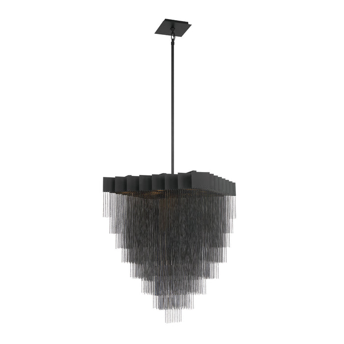 37095-029- Bloomfield LED Chandelier in Black by Eurofase USA