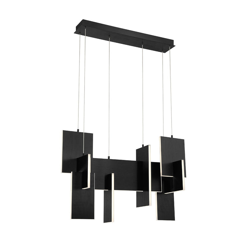 Coburg 14" x 32.75" Pendant in Anodized Black
