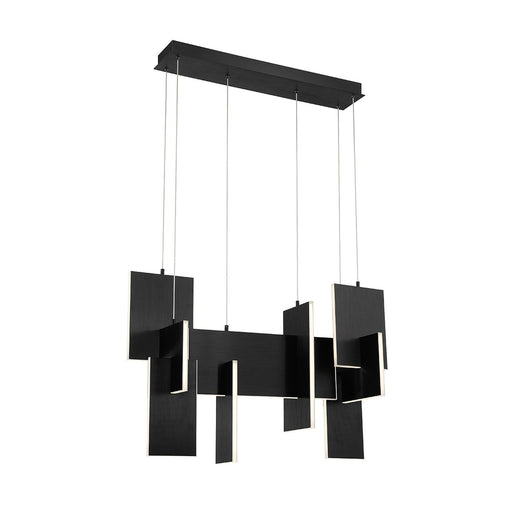 Coburg 14" x 32.75" Pendant in Anodized Black