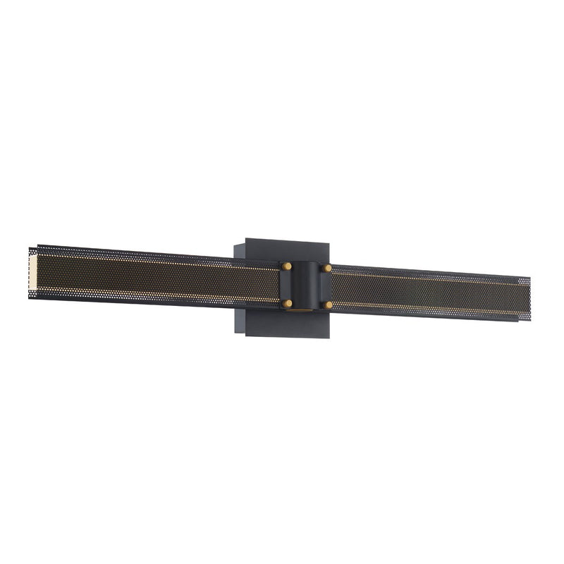 Admiral 27.75" Wall Sconce in Gold-Black Mix