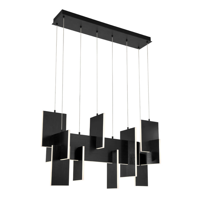 Coburg LED Chandelier in Black - Lamps Expo