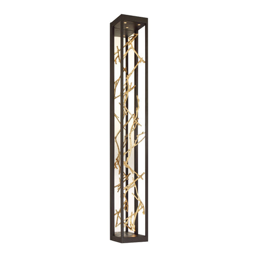 Aerie 6-Light 48" Wall Sconce in Gold-Black Mix