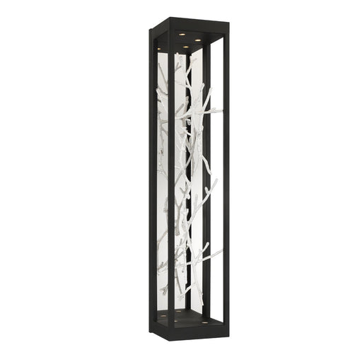 Aerie 4-Light 30" Wall Sconce in Silver-Black Mix