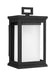 Roscoe One Light Outdoor Wall Lantern in Textured Black