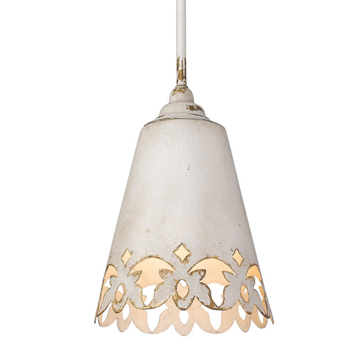 Eloise Small Pendant in Antique Ivory with Antique Ivory