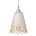 Eloise Small Pendant in Antique Ivory with Antique Ivory