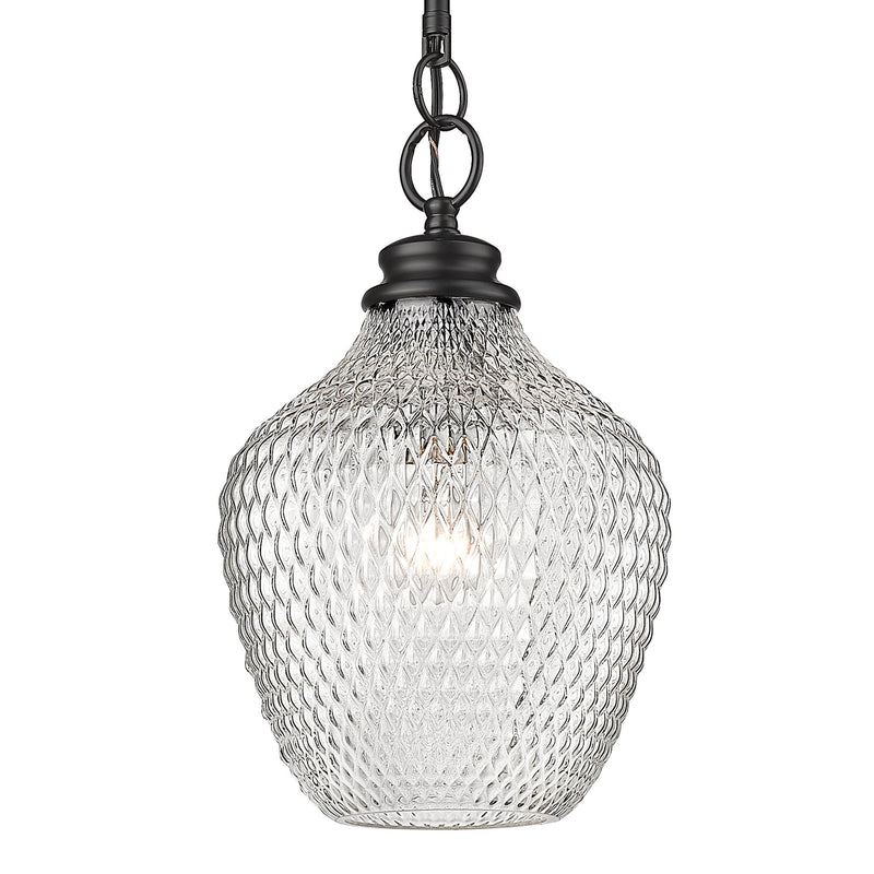 Adeline Pendant in Matte Black