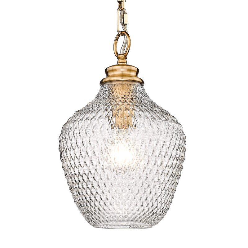 Adeline Pendant in Modern Brushed Gold