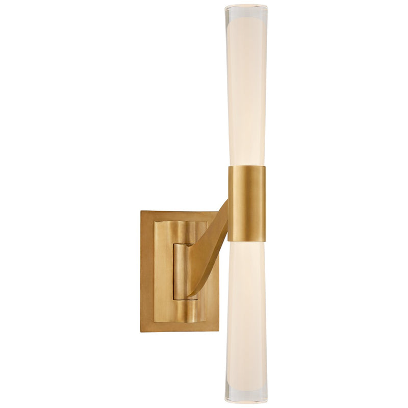Brenta Single Articulating Wall Sconce in Hand-Rubbed Antique Brass