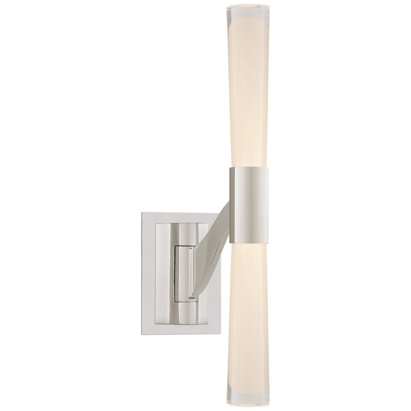 Brenta Single Articulating Wall Sconce in Polished Nickel