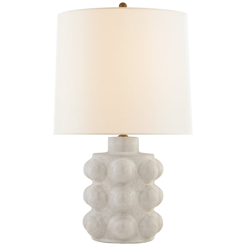 Vedra Medium Table Lamp in Bone Craquelure