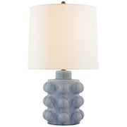 Vedra Medium Table Lamp in Polar Blue Crackle