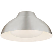 Agnes 15" Flush Mount in Burnished Silver Leaf