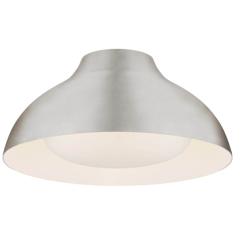 Agnes 15" Flush Mount in Burnished Silver Leaf