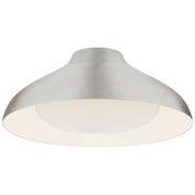 Agnes 18" Flush Mount in Burnished Silver Leaf