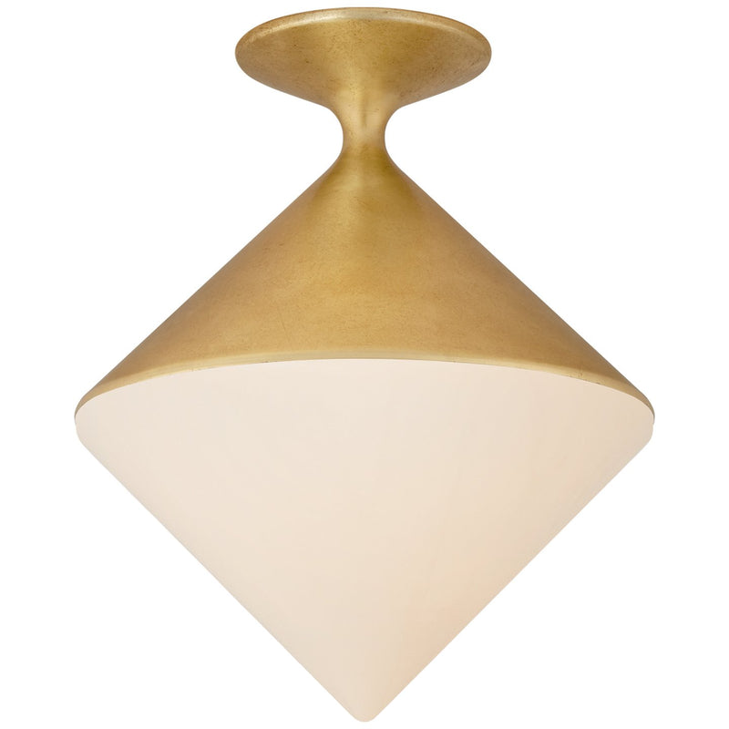 Sarnen Small Semi-Flush Mount in Gild