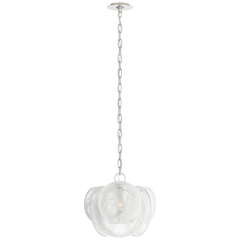 Loire Petite 15" 3-Light Pendant in Polished Nickel