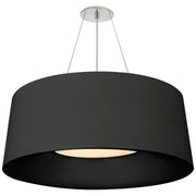 Halo Medium 3-Light Pendant in Matte Black