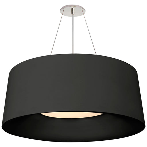Halo Medium 3-Light Pendant in Matte Black