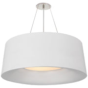 Halo Medium 3-Light Pendant in Matte White