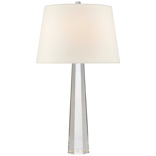 Octagonal Spire Medium Table Lamp in Crystal