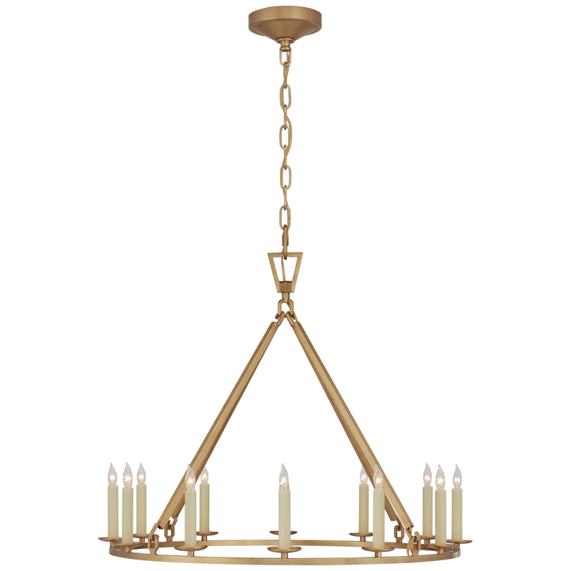 Darlana 12 Light Chandelier in Antique-Burnished Brass