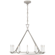 Darlana 12 Light Chandelier in Polished Nickel