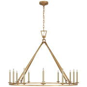 Darlana 12 Light Chandelier in Antique-Burnished Brass