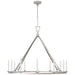 Darlana 12 Light Chandelier in Polished Nickel