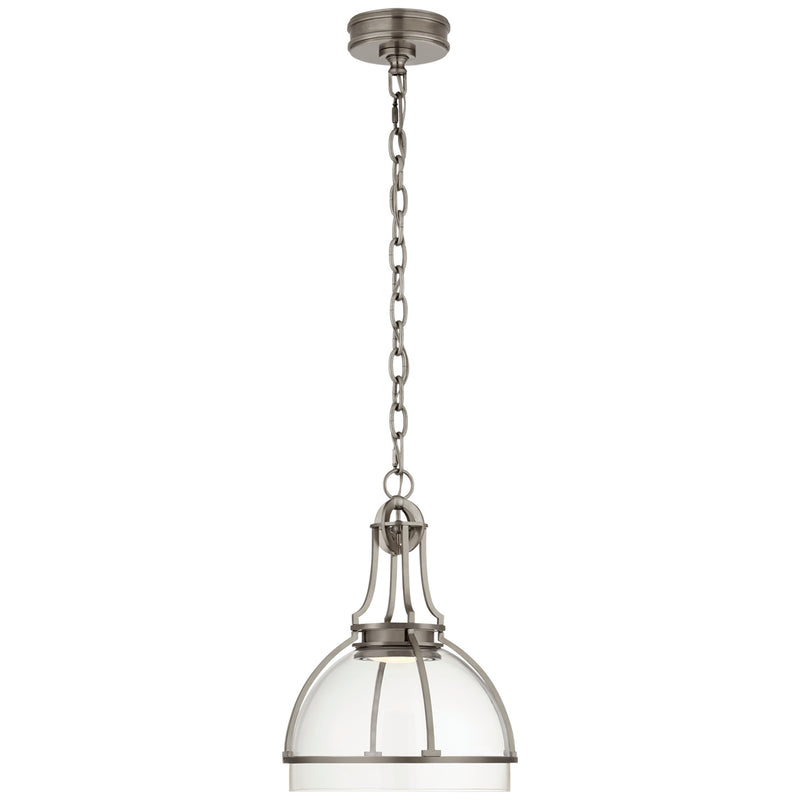Gracie LED Pendant in Antique Nickel