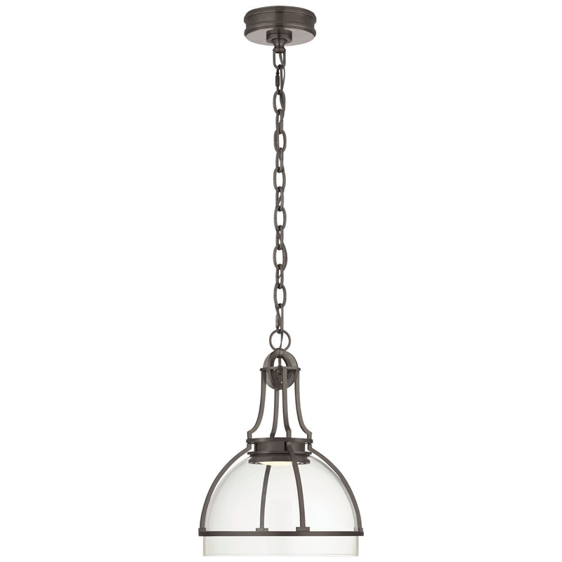 Gracie Medium Dome Pendant in Bronze