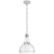 Gracie Medium Dome Pendant in Polished Nickel