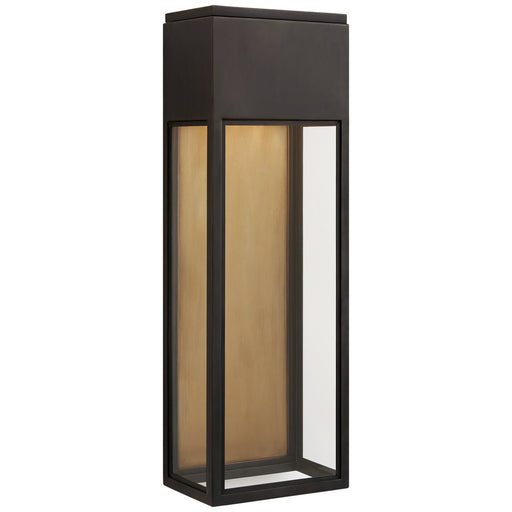 Irvine Large 3/4 Outdoor Wall Lantern in Bronze