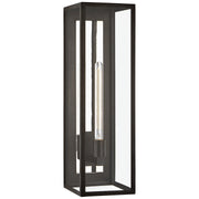 Fresno One Light Wall Lantern in Aged Iron
