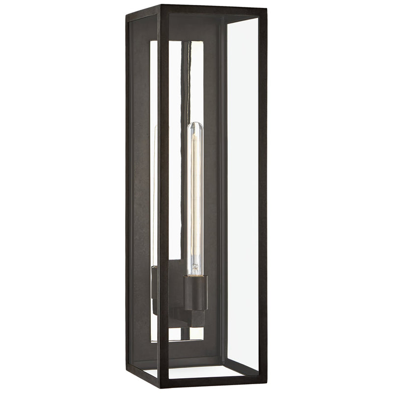 Fresno Grande 3/4 Outdoor Wall Lantern in Aged Iron